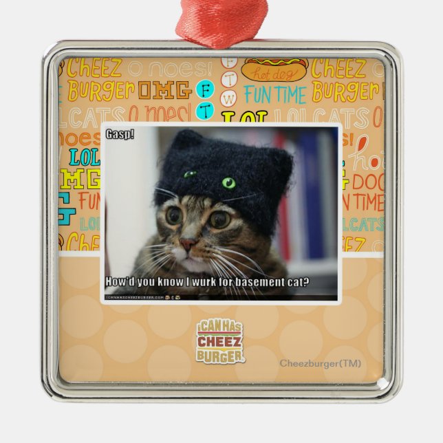 Gasp! Metal Tree Decoration (Front)