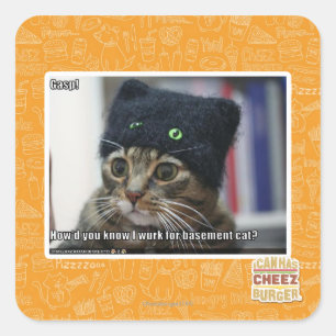 Gasp! Square Sticker