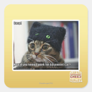 Gasp! Square Sticker