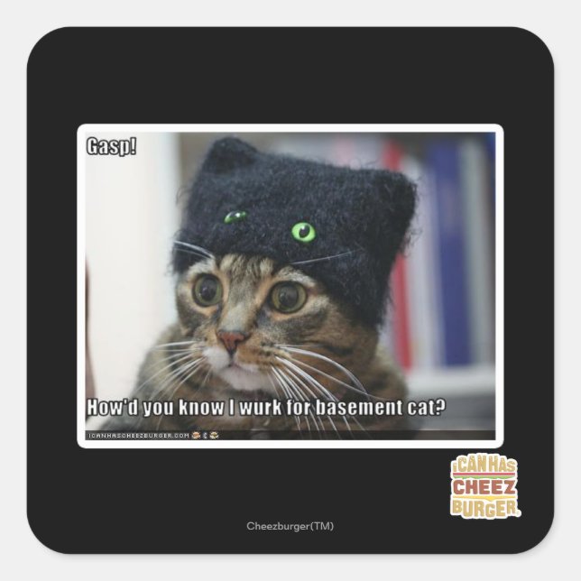 Gasp! Square Sticker (Front)