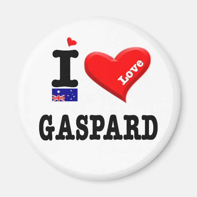 GASPARD - I Love Magnet (Front)