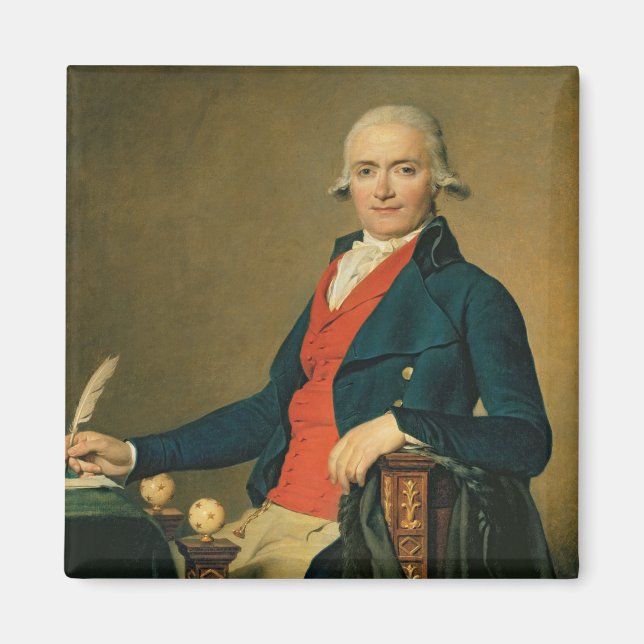 Gaspard Meyer  or The Man in the Red Waistcoat Magnet (Front)