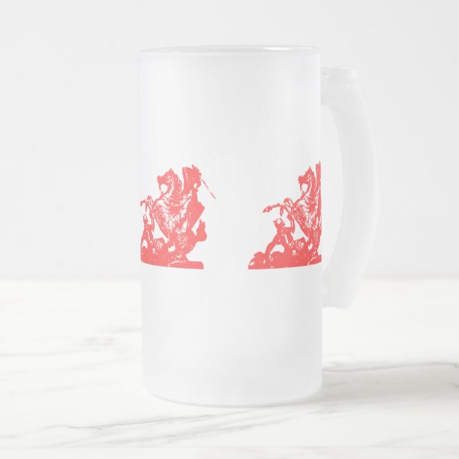 Gaspard's Children Flag - Frosted Glass Mug (Front Right)