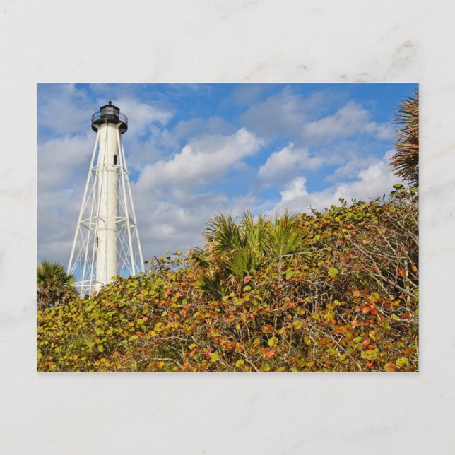 Gasparilla Island Florida Lighthouse Postcard (Front)