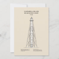 Gasparilla Island Rear Range Light - Florida - SBD