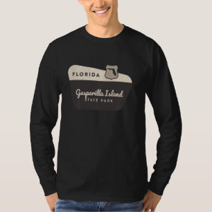 Gasparilla Island State Park Florida Welcome Sign T-Shirt