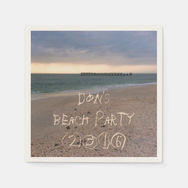 Gasparilla Island Sunset Napkin (Front)