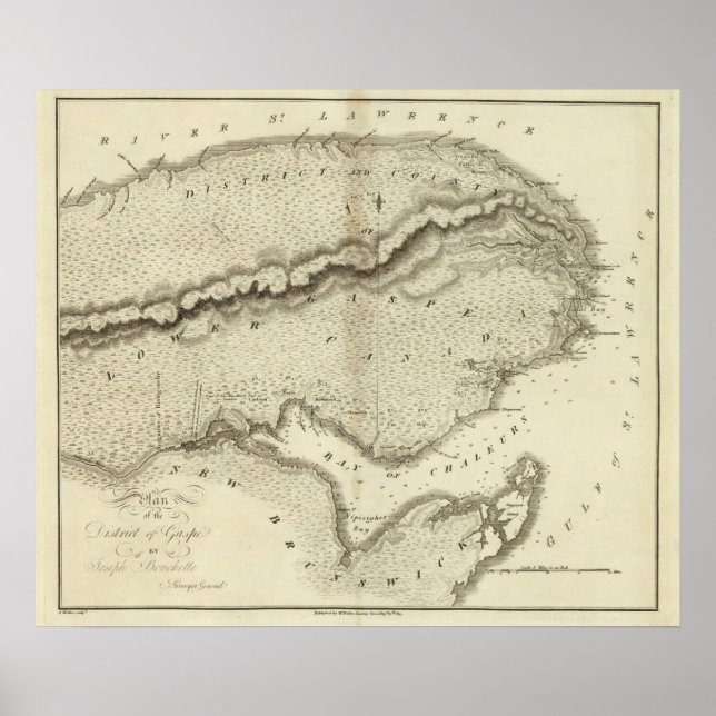 Gaspe Peninsula Poster (Front)