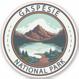 Gaspésie National Park Canada Badge