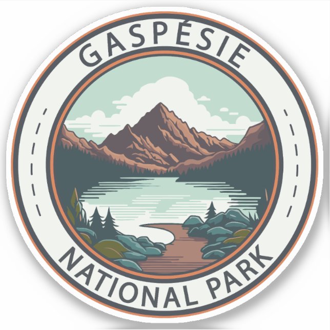 Gaspésie National Park Canada Badge (Front)