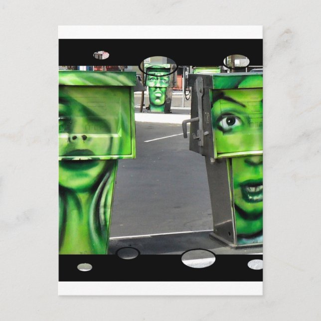Gasps Pumps Postcard (Front)