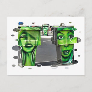 Gasps Pumps Postcard
