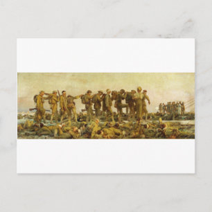 Gassed by John Singer Sargent World War I Postcard
