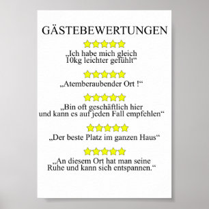 Gästebwertung WC - Gäste Toilette Poster