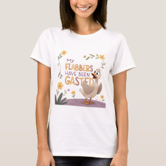 Gastened Flabbers: Duck's Quirky Fashion Tee