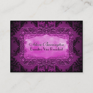 Gastlinplume Elegant Goth Business Card