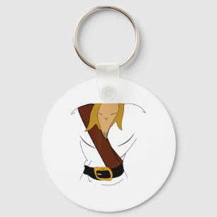 Gaston Halloween Costume Fun Key Ring
