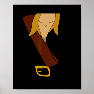 Gaston Halloween Costume Fun Poster