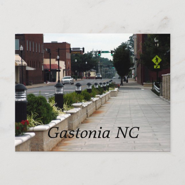 Gastonia NC Postcard (Front)