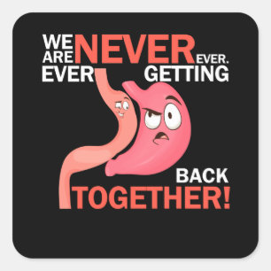 Gastric Sleeve Bariatric Gastric Surgery Medical Square Sticker