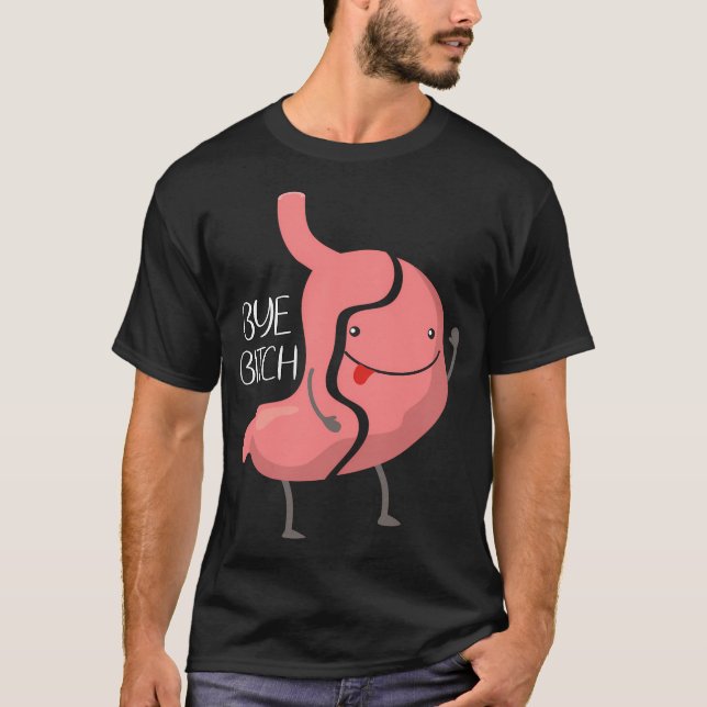 Gastric Sleeve Bariatric Vsg Surgery Gastric T-Shirt (Front)