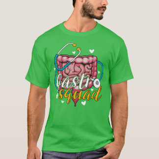 Gastro Squad Gastroenterology Nurse GI Endoscopy T T-Shirt