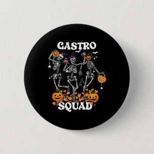 Gastro Squad Halloween Skeleton Dancing Endoscopy 6 Cm Round Badge