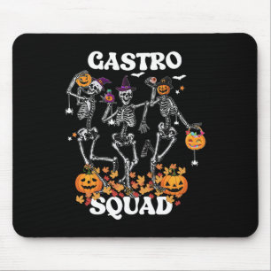 Gastro Squad Halloween Skeleton Dancing Endoscopy Mouse Mat