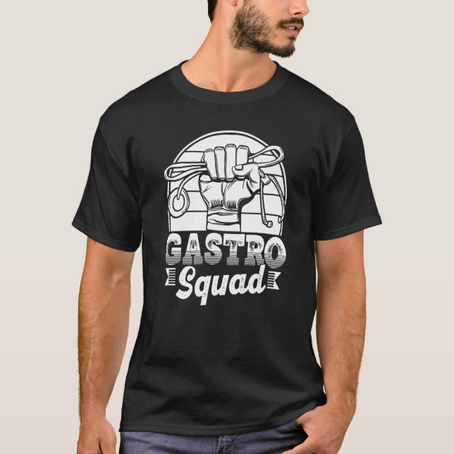 Gastro Squad Medical Assistant Doctor Gastroentero T-Shirt (Front)