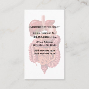 Gastroenterologist Appointment Business Cards 