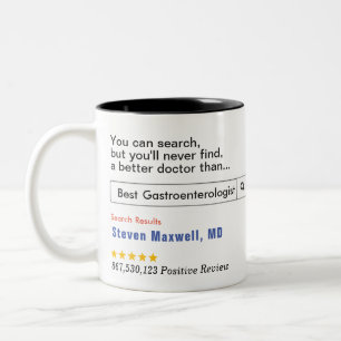 Gastroenterologist Custom Gift  Two-Tone Coffee Mug