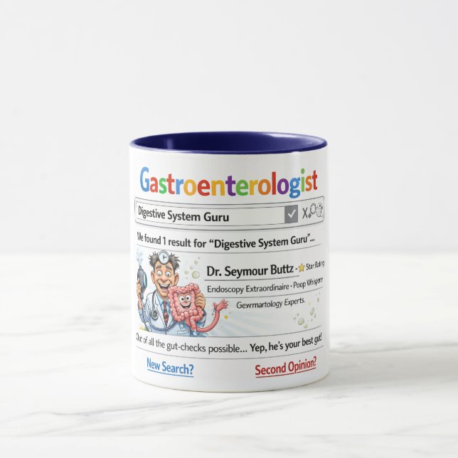 Gastroenterologist Funny Gift Mug (Center)