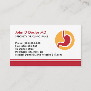 Gastroenterologist gastroentology business card