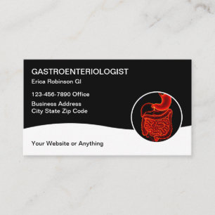 Gastroenterologist Medical Business Cards 