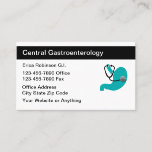 Gastroenterologist Medical Business Cards Design