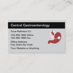 Gastroenterologist Medical Business Cards Design