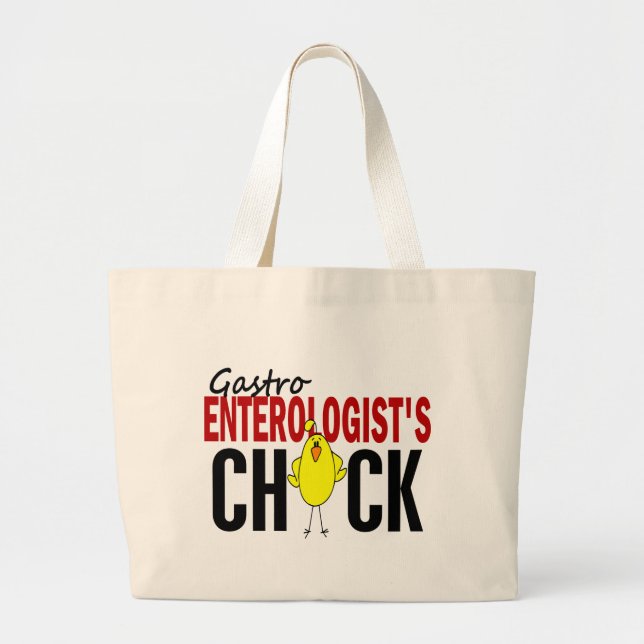 Gastroenterologist’s Chick 1 Large Tote Bag (Front)