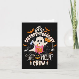 Gastroenterology Halloween Crew Endo Tech Gi Gastr Card