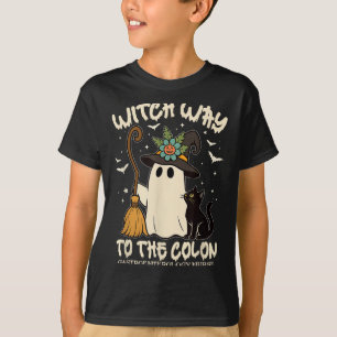 Gastroenterology Nurse Halloween Endo Nurse Ghost T-Shirt