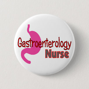 Gastroenterology  NURSE Unique Stomach 6 Cm Round Badge