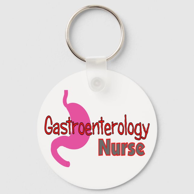 Gastroenterology  NURSE Unique Stomach Key Ring (Front)