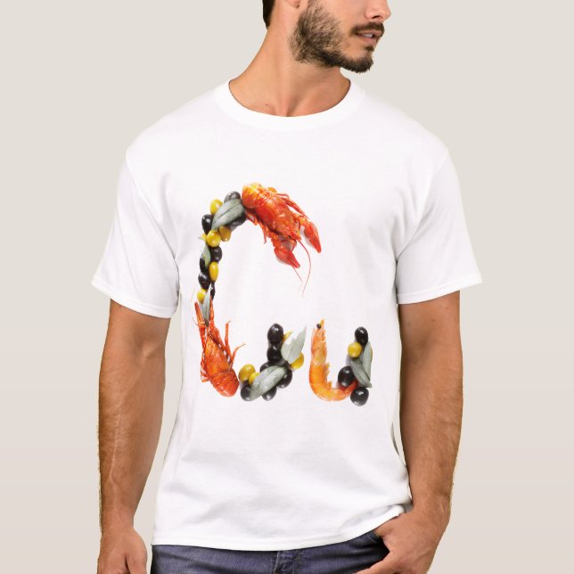 Gastronomic Alphabet: C is for Crustacean T-Shirt (Front)