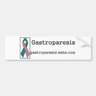 Gastroparesis Awareness Bumper Sticker