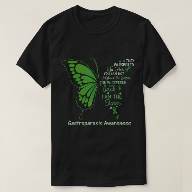 Gastroparesis I am the Storm T-Shirt (Design Front)