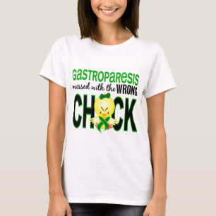 Gastroparesis Messed With Wrong Chick T-Shirt