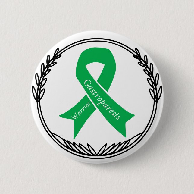 Gastroparesis Warrior  6 Cm Round Badge (Front)