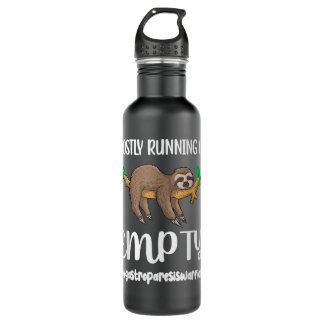 Gastroparesis Warrior Sloth Green Ribbon Stomach P 710 Ml Water Bottle