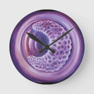 Gastrula Round Clock