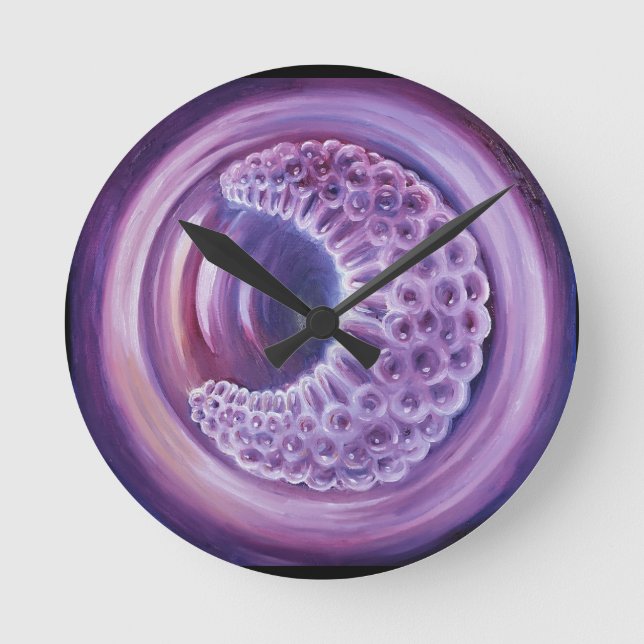 Gastrula Round Clock (Front)