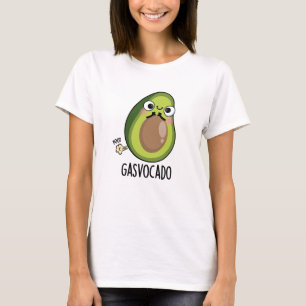 Gasvocado Funny Farting Avocado Pun  T-Shirt